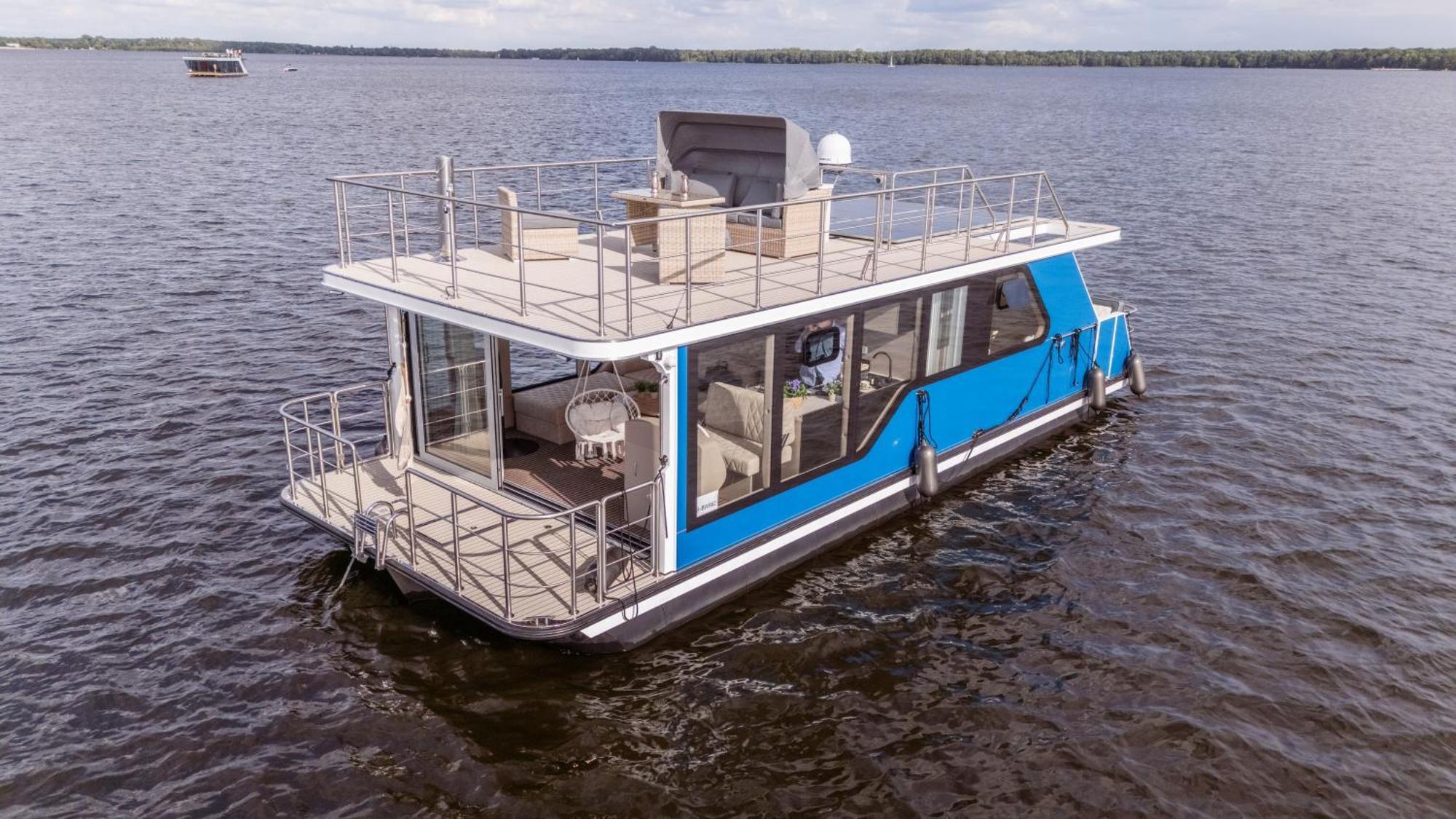Nena Hausboot Hotel Berlijn Buitenkant foto