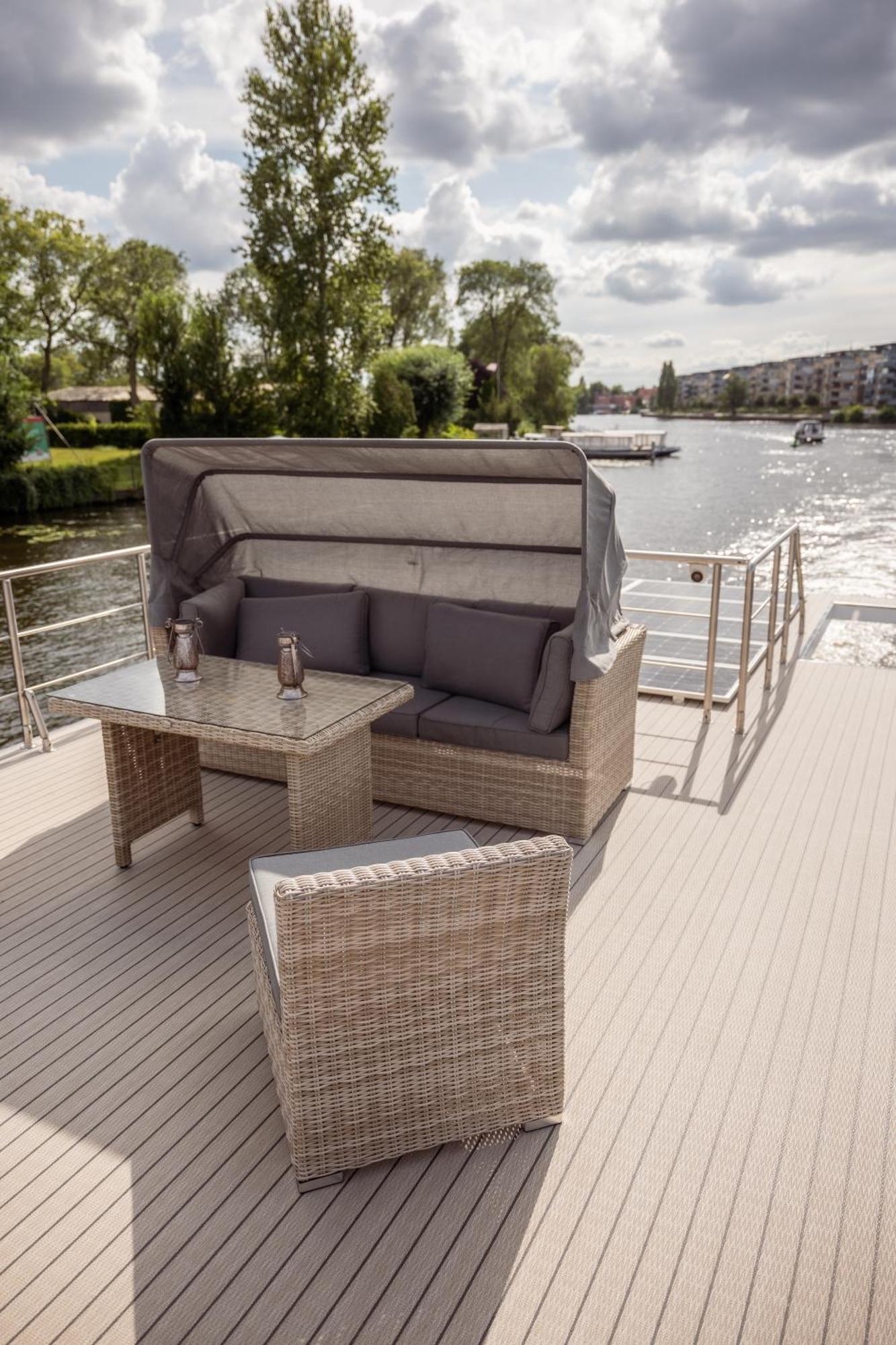 Nena Hausboot Hotel Berlijn Buitenkant foto